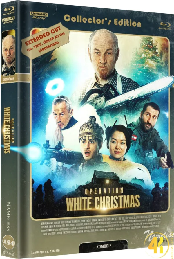 Operation White Christmas (Cover C) – 4K Mediabook (UHD + Blu-ray Disc + Bonus Blu-ray + Audio CD)