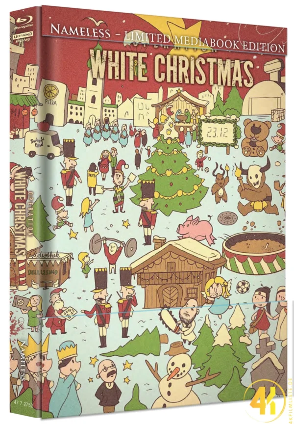 Operation White Christmas (Cover A) – 4K Mediabook (UHD + Blu-ray Disc + Bonus Blu-ray + Audio CD)