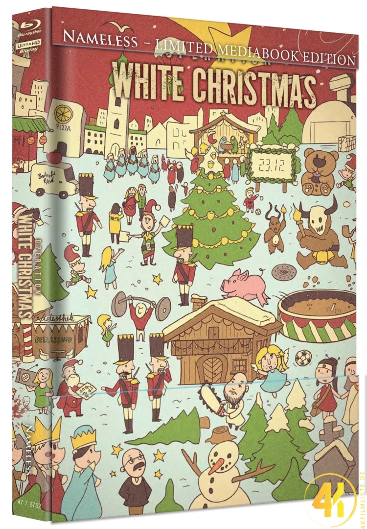 Operation White Christmas Cover A 4K Mediabook Ultra HD Blu-ray Disc