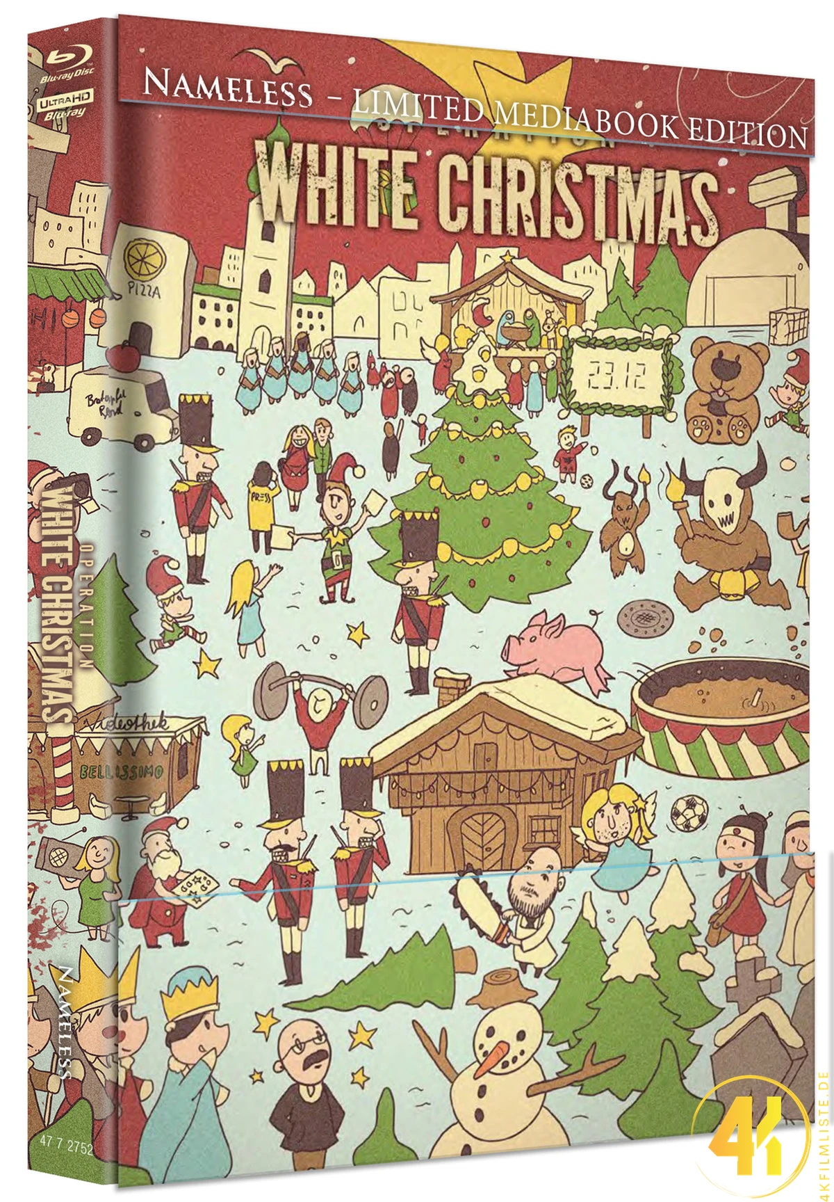 Operation White Christmas (Cover A) – 4K Mediabook (UHD + Blu-ray Disc + Bonus Blu-ray + Audio CD)