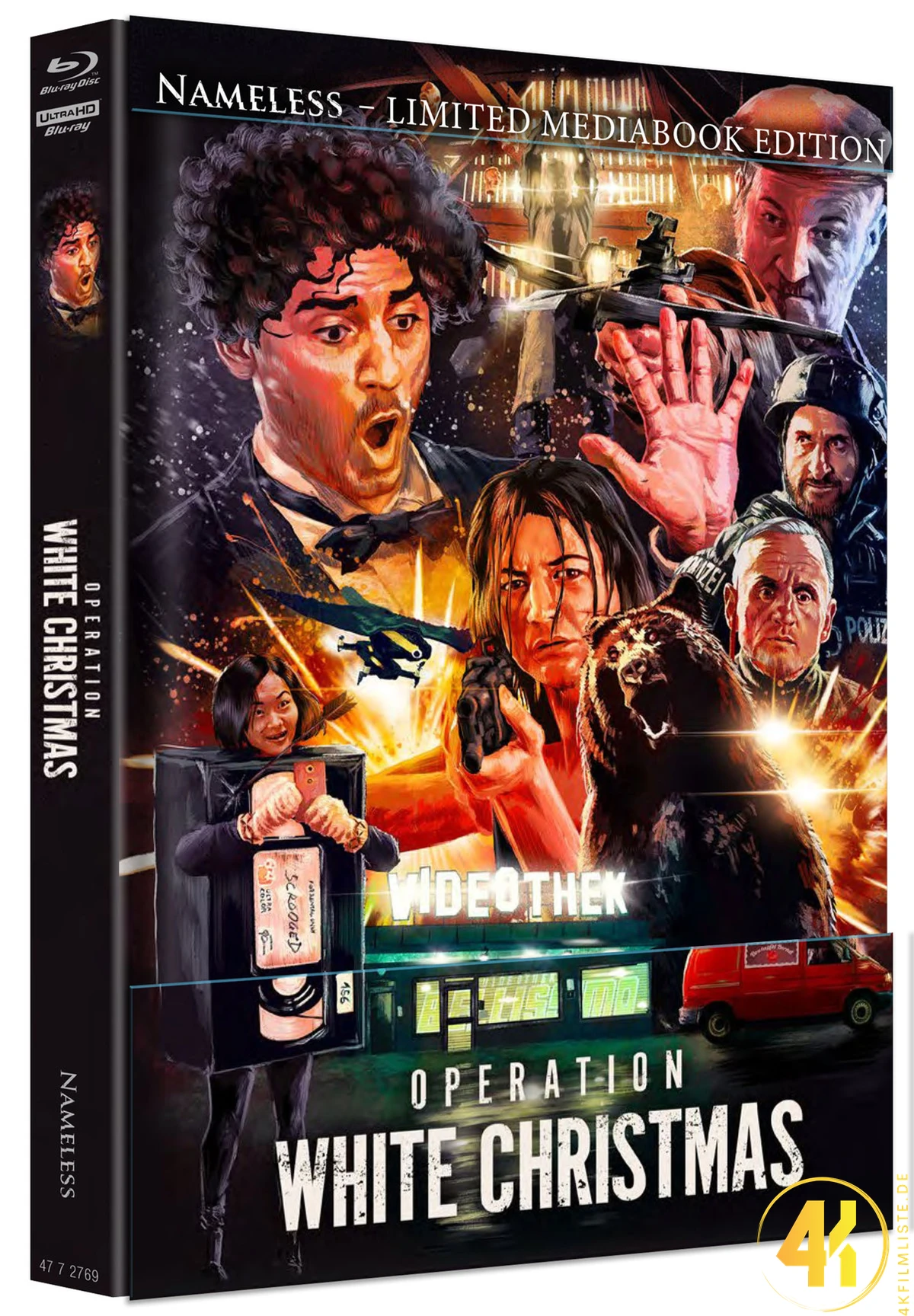 Operation White Christmas (Cover B) – 4K Mediabook (UHD + Blu-ray Disc + Bonus Blu-ray + Audio CD)