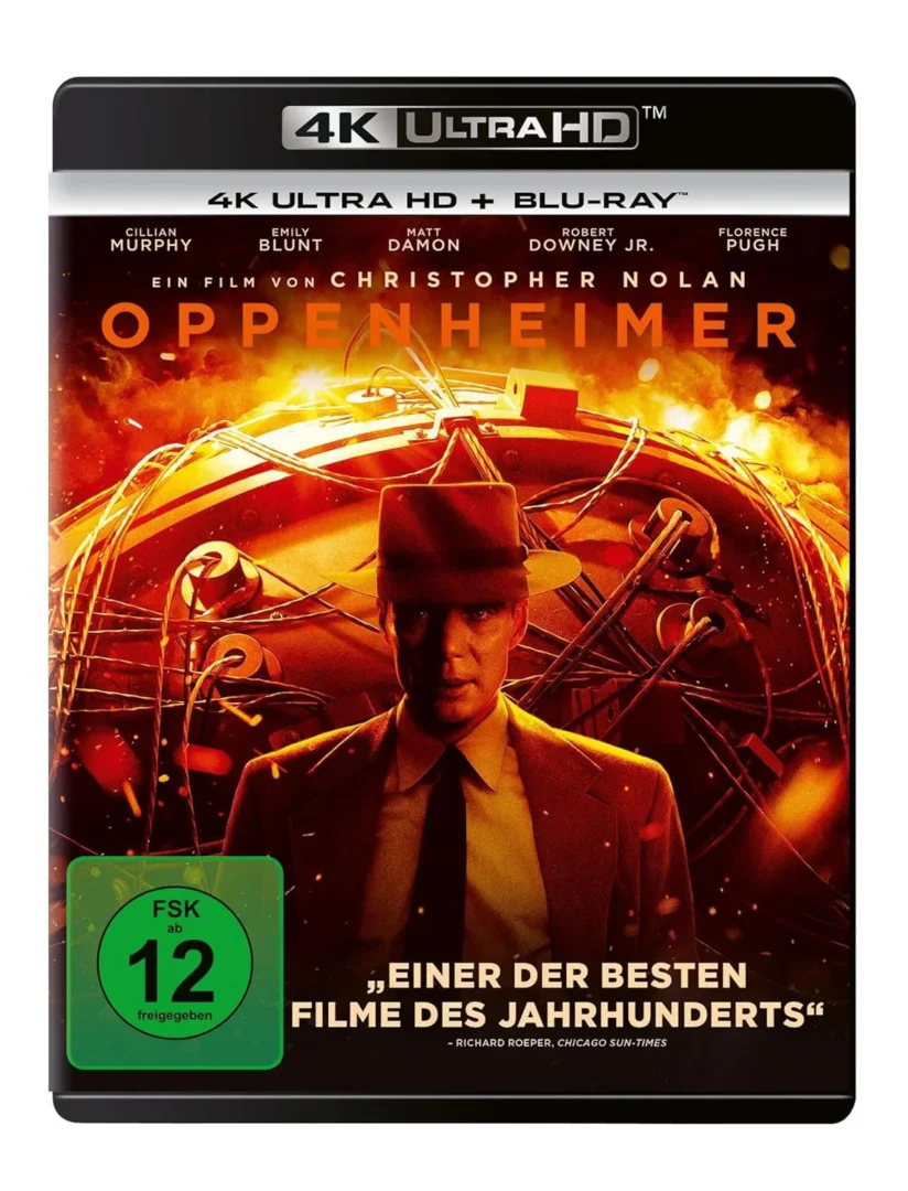 Oppenheimer – 4K Blu-ray (UHD + Blu-ray Disc)