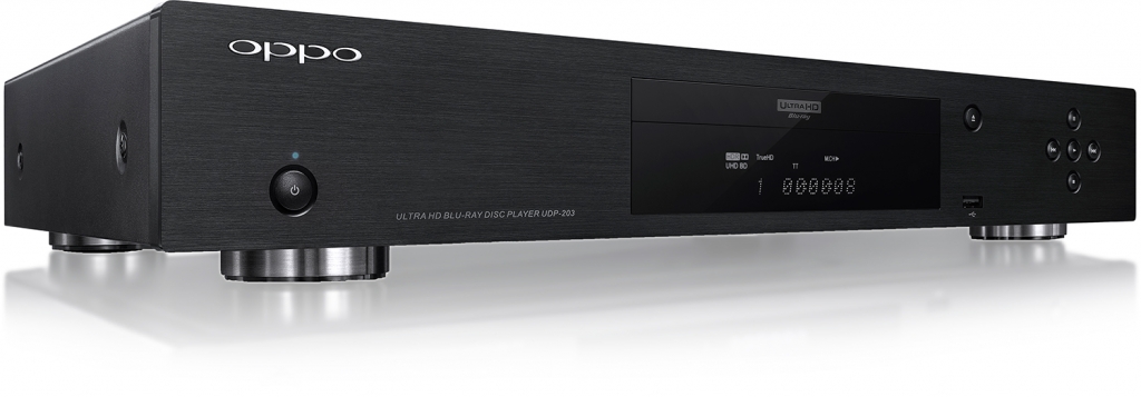 Oppo UDP-203 Vorderseite seitlich