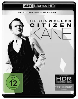 Orson Welles Citizen Kane 4K Blu-ray Disc Cover