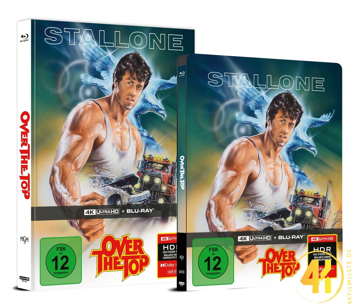 Over the Top 4K Steelbook 4K Mediabook Ultra HD Blu-ray Disc
