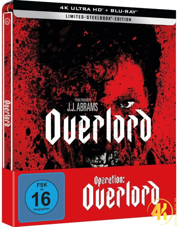Operation: Overlord – 4K Steelbook (UHD + Blu-ray Disc)