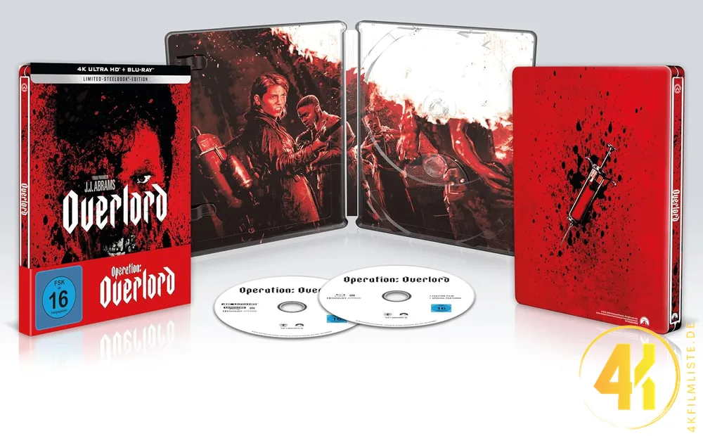 Overlord Inlay Backcover 4K Steelbook Ultra HD Blu-ray Disc