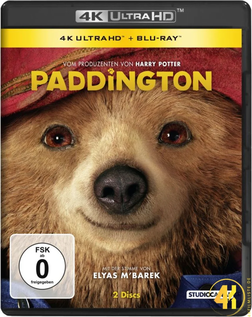 Paddington UHD Keep Case 4K Edition Ultra HD Blu-ray Disc