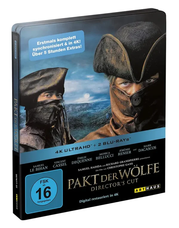 Pakt der Wölfe – 4K Steelbook (UHD + Blu-ray Disc)