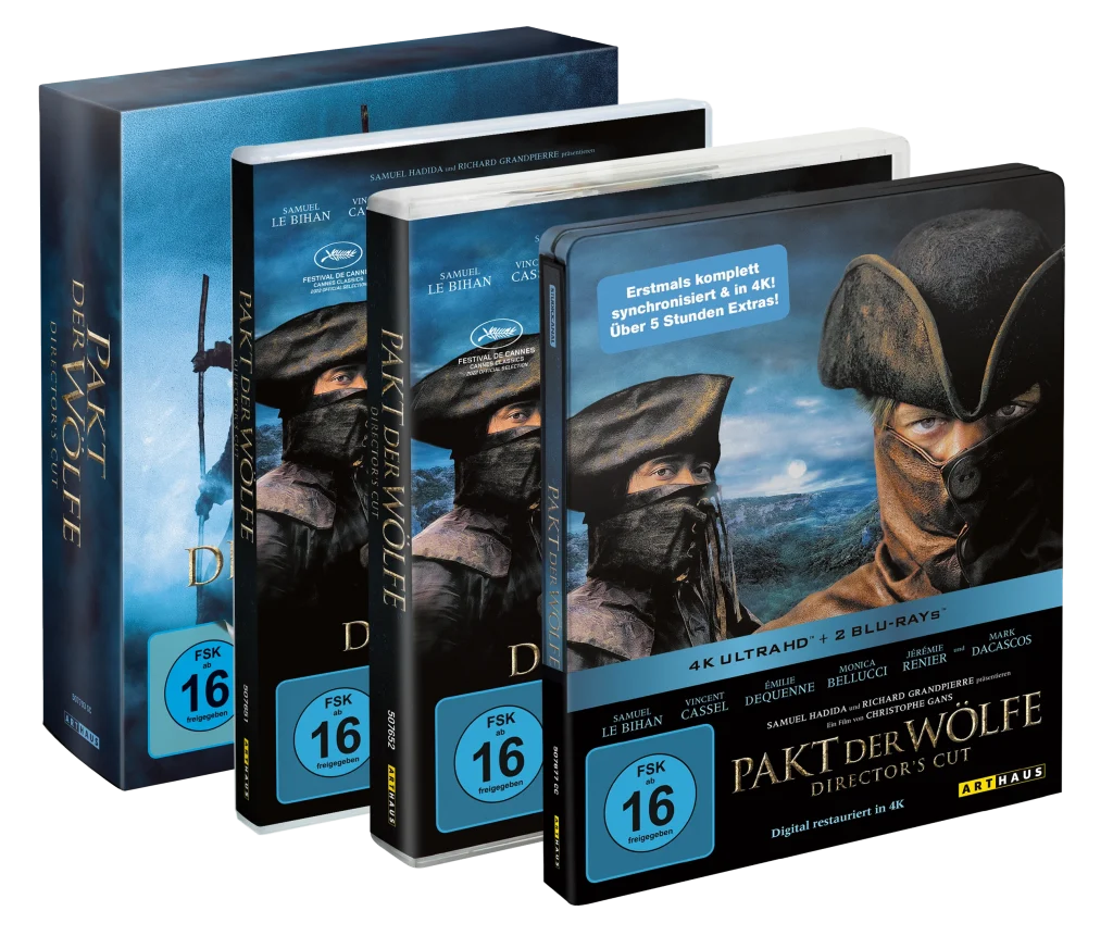 Pakt der Wölfe als UHD Keep Case Edition sowie sämtlicher andere Editionen (DVD, Blu-ray Disc)