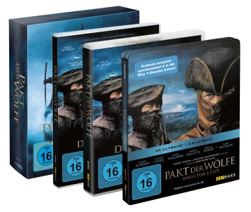 Pakt der Wölfe als UHD Keep Case Edition sowie sämtlicher andere Editionen (DVD, Blu-ray Disc)