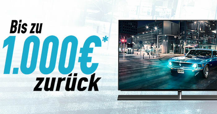 Panasonic Cashback 2019 - Bis zu 1.000 Euro zurück