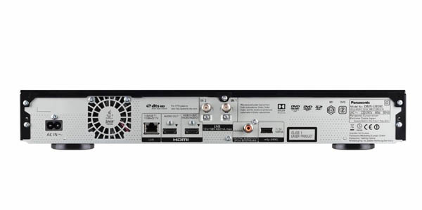 Panasonic DMR-UBC90EGK UHD Blu-ray Recorder Rückseite