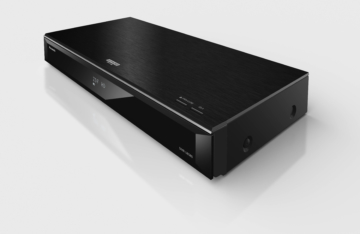 Panasonic DMR-UBS80 Blu-ray Recorder mit Doppel DVB-S Twin Tuner (Schrägansicht)