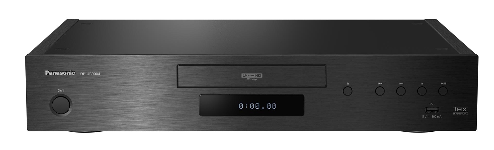Frontansicht vom Dolby Vision fähigen Panasonic DP-UB9004 Ultra HD Blu-ray Disc Player