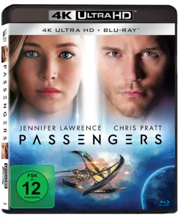 Passengers 4K Blu-ray mit Jennifer Lawrence und Chris Pratt