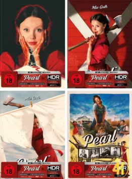 Pearl Full Set Cover A D 4K Mediabook Ultra HD Blu-ray Disc