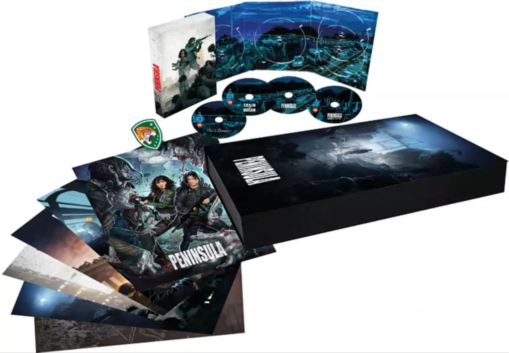 Peninsula 4K Digipak Inhalt und Innenansicht