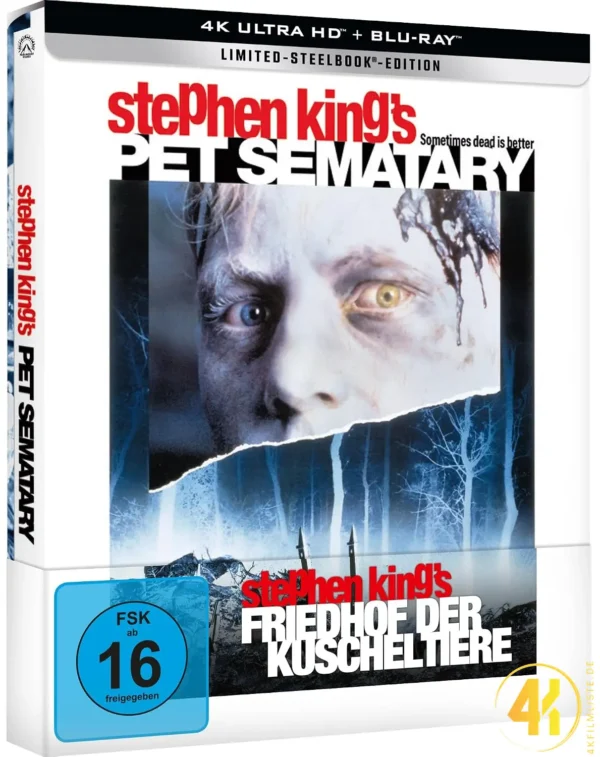 Pet Sematary (Friedhof der Kuscheltiere) – 4K Steelbook (UHD + Blu-ray Disc)