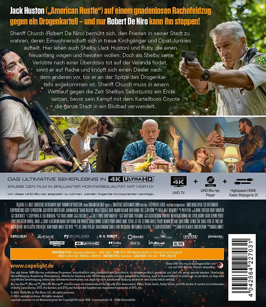 Backcover Pfad der Vergeltung 4K Blu-ray Disc