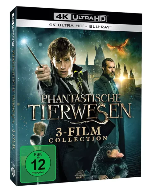 Phantastische Tierwesen (3-Film Collection) – 4K Blu-ray (UHD + Blu-ray Disc)