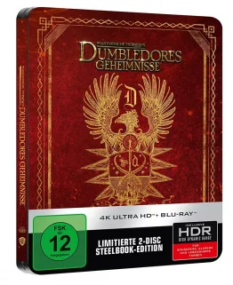 Phantastische Tierwesen: Dumbledores Geheimnisse im 4K Steelbook (Abbildung mit Spine)