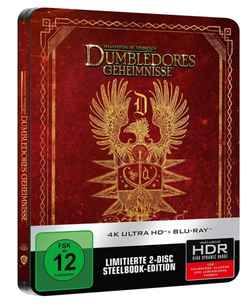 Phantastische Tierwesen: Dumbledores Geheimnisse – 4K Steelbook (UHD + Blu-ray Disc)