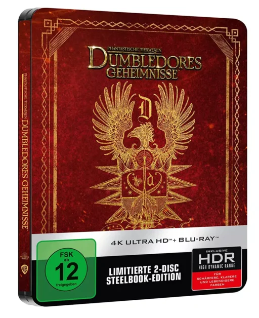 Phantastische Tierwesen: Dumbledores Geheimnisse – 4K Steelbook (UHD + Blu-ray Disc)
