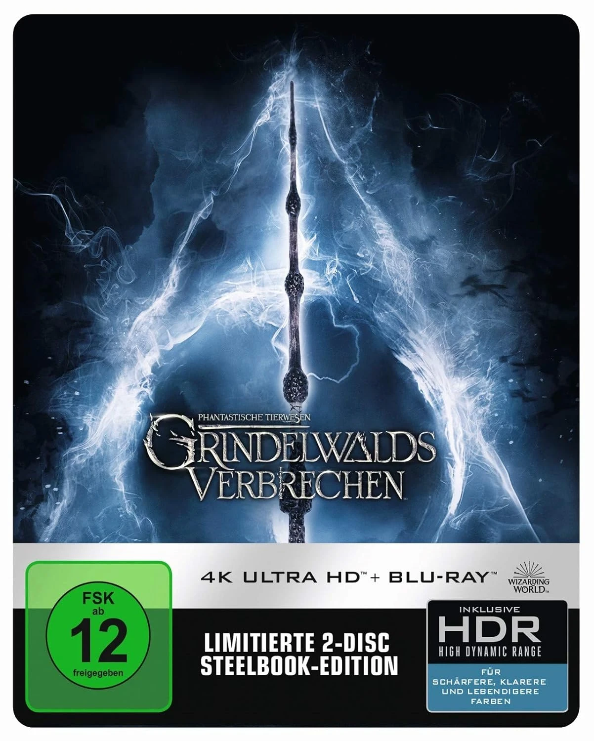 Phantastische Tierwesen: Grindelwalds Verbrechen – 4K Steelbook (UHD + Blu-ray Disc)