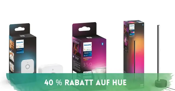 Philips Hue: 40 Prozent auf Smart-Home-Produkte
