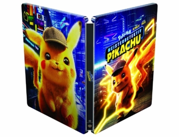 4K UHD Steelbook zu Pikachu Meisterdetektiv (Frontcover und Backcover)