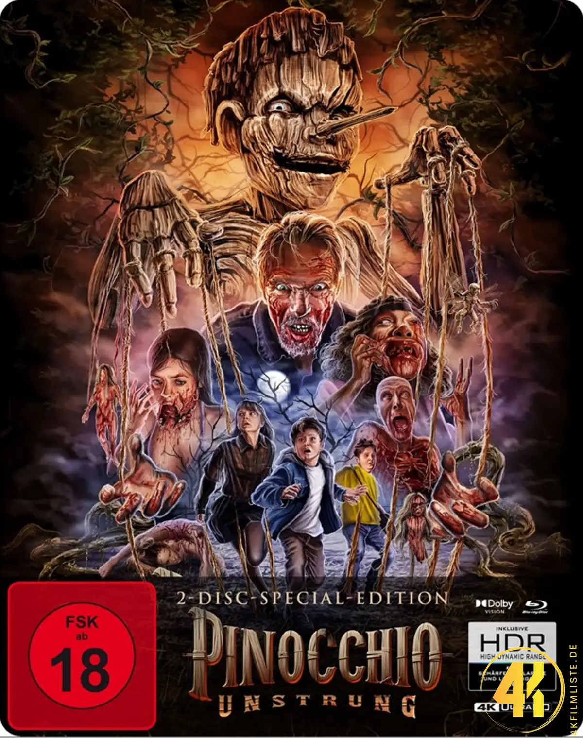 Pinocchio: Unstrung – 4K Steelcase (UHD + Blu-ray Disc)