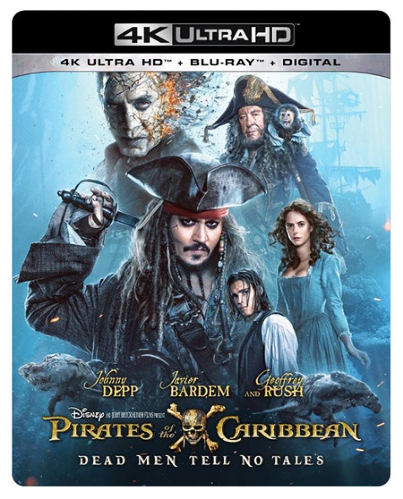 Pirates of the Caribbean Salazars US Cover 4K Blu-ray