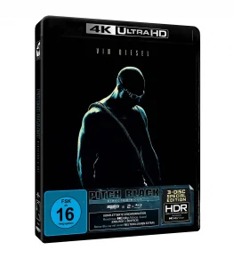 Pitch Black 3 Disc UHD Keep Case 4K Ultra HD Blu-ray Disc