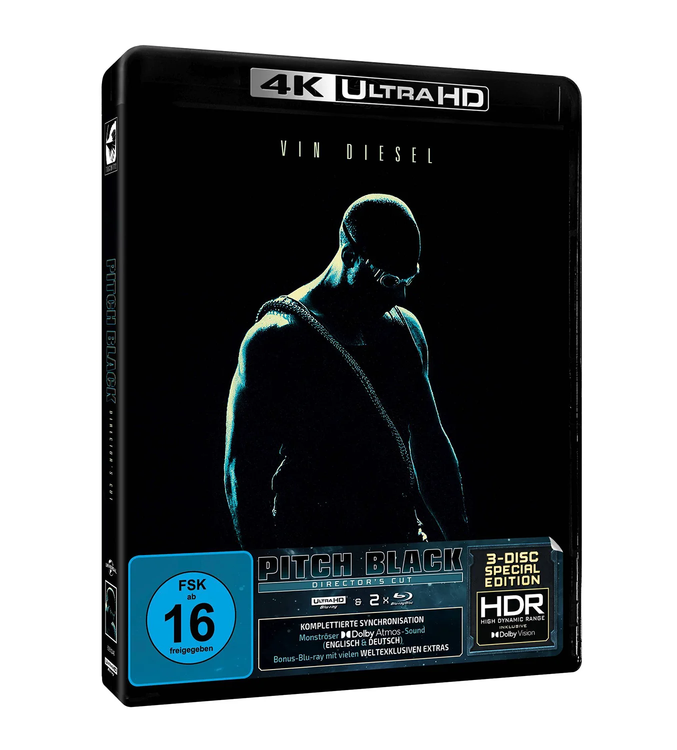 Pitch Black (Director’s Cut) – 4K Blu-ray (UHD + Blu-ray Disc + Bonus Blu-ray)