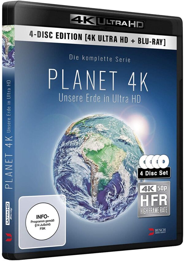 Planet 4K: Unsere Erde in Ultra HD – 4K Blu-ray (UHD + Blu-ray Disc)