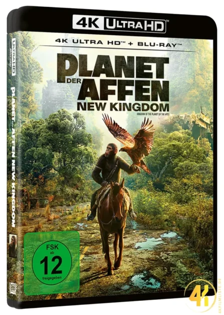 Planet Der Affen New Kingdom 4K Blu-ray Ultra HD Blu-ray Disc