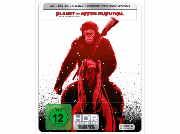 Planet der Affen: Survival – 4K Steelbook (UHD + Blu-ray Disc)