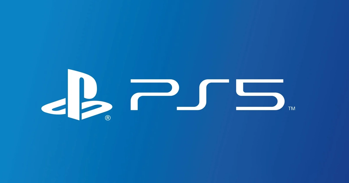 PlayStation 5 Logo blaür Hintergrund