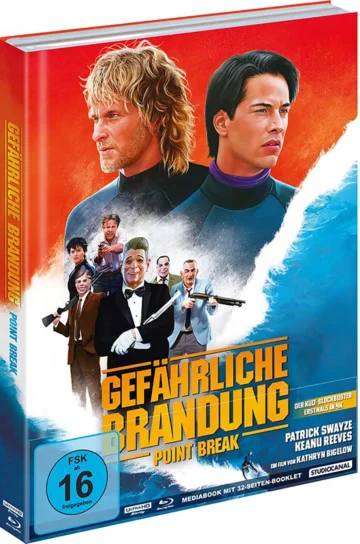 Point Break Cover A blau Mediabook Ultra HD Blu-ray Disc