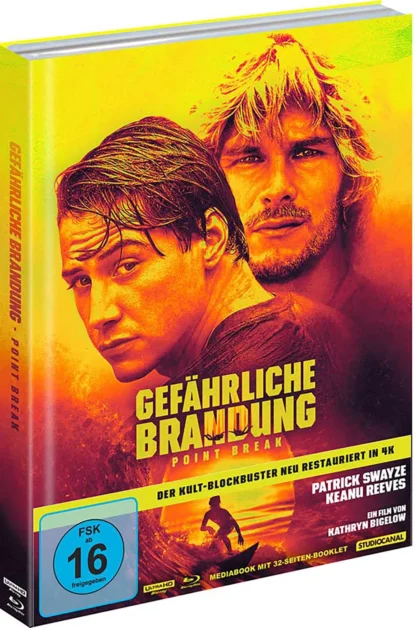 Gefährliche Brandung: Point Break (Cover B) – 4K Mediabook (UHD + Blu-ray Disc)