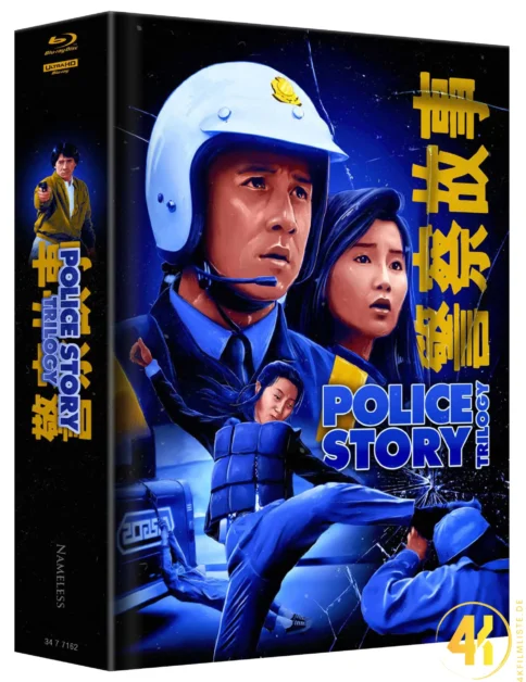 Police Story (1 – 3) – 4K Mediabook (UHD + Blu-ray Disc)