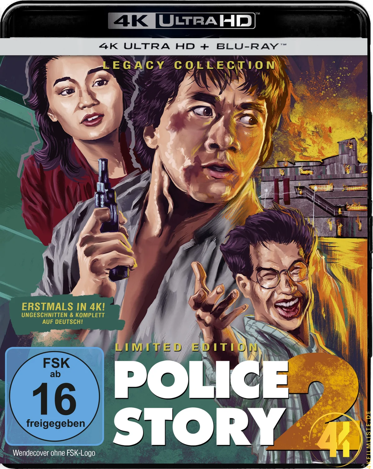 Police Story 2 (Legacy Collection) – 4K Blu-ray (UHD + Blu-ray Disc)