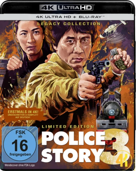 Police Story 3: Super Cop (Legacy Collection) – 4K Blu-ray (UHD + Blu-ray Disc)