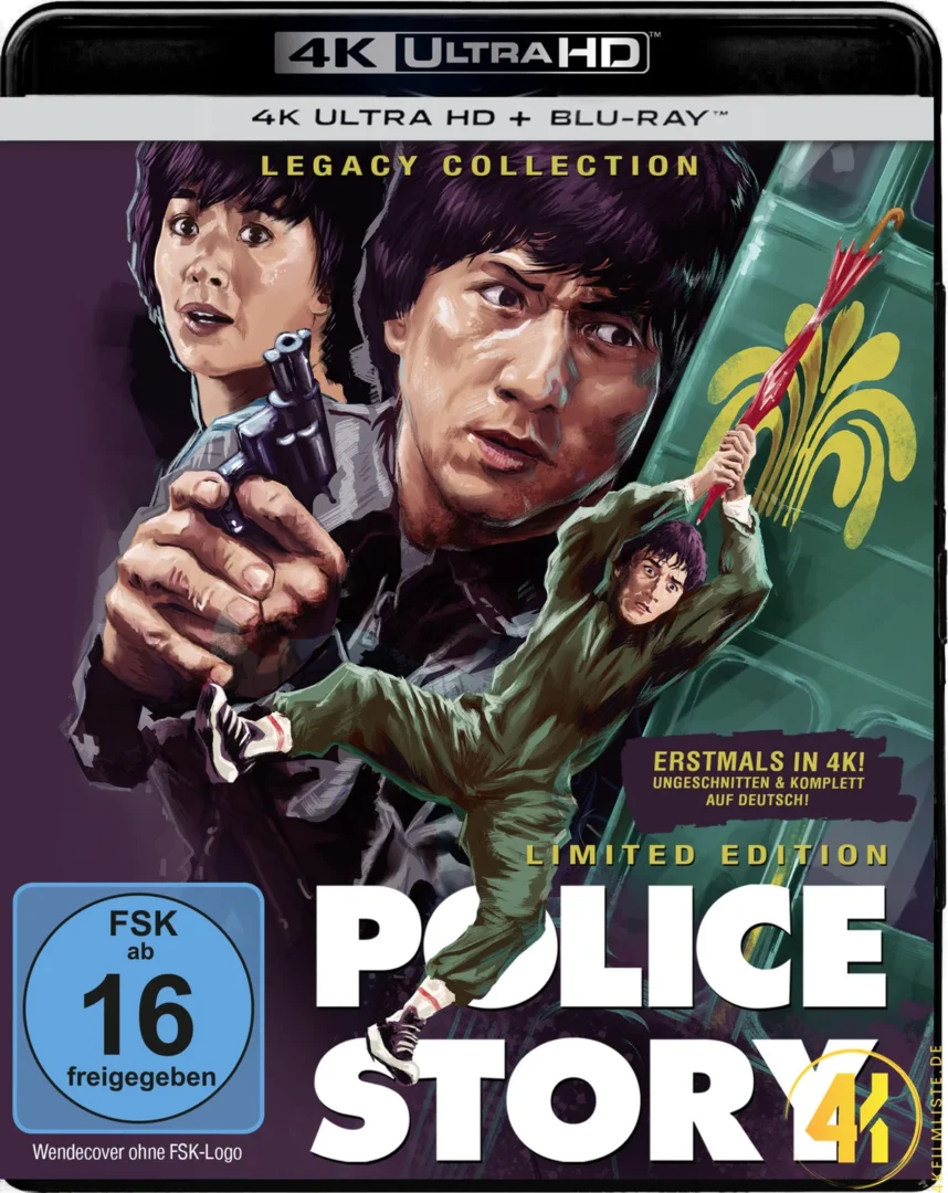 Police Story Legacy Collection UHD Keep Case Ultra HD Blu-ray Disc