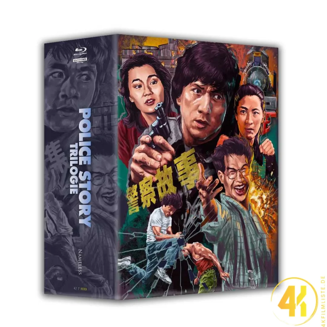 Police Story Trilogie Schuber 4K Mediabook Ultra HD Blu-ray Disc