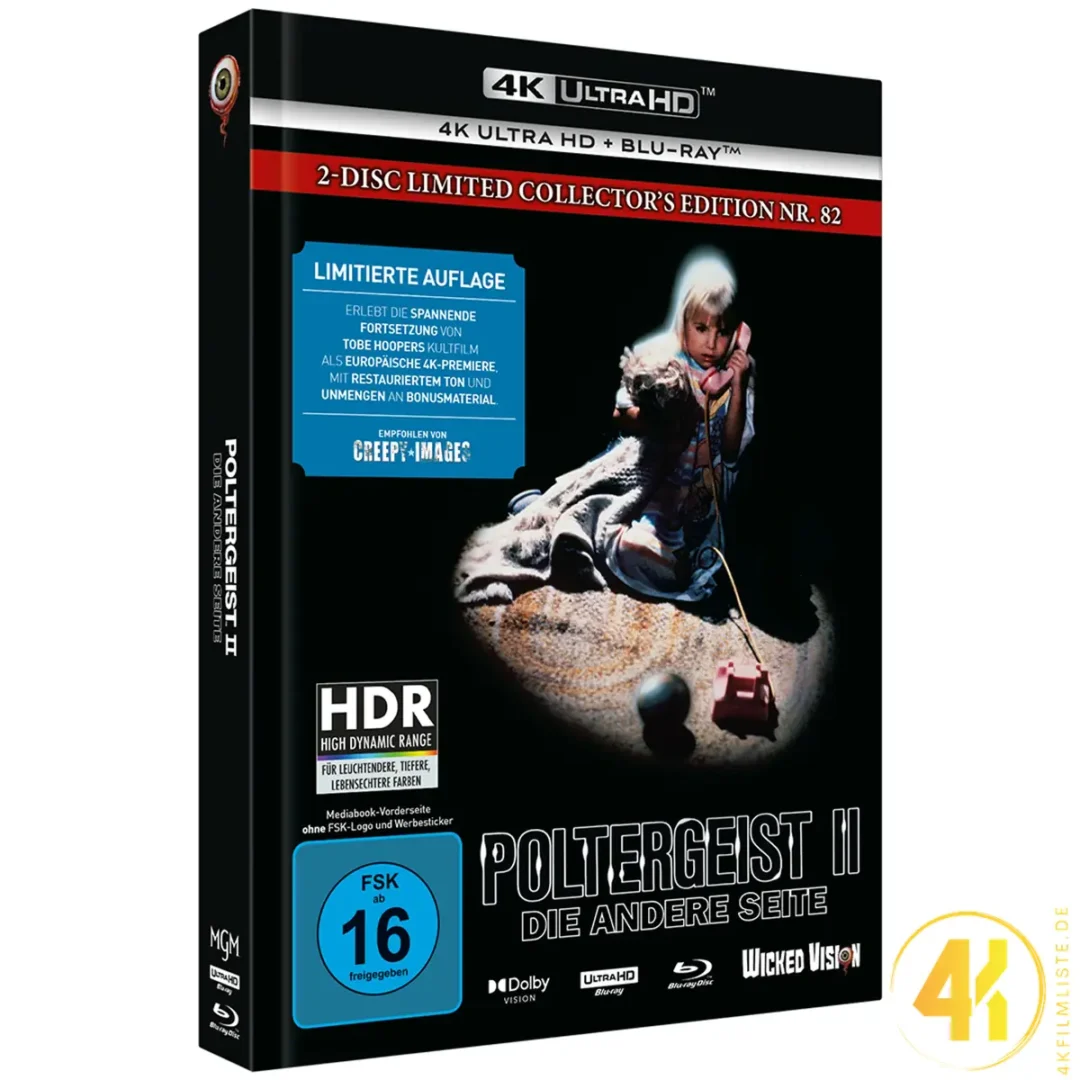 Poltergeist II: Die andere Seite Cover E 4K Mediabook