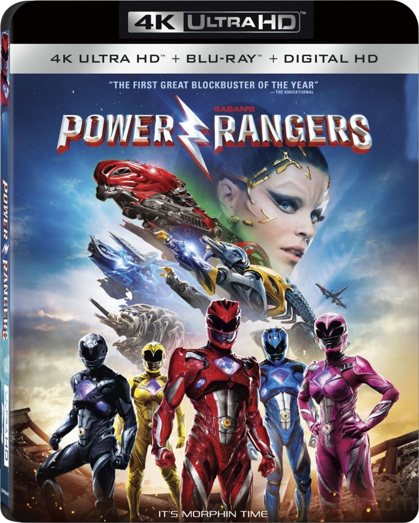 US Cover von Power Rangers - 4K Blu-ray (UHD Blu-ray Disc) Disc