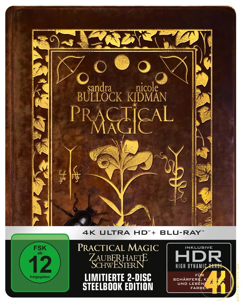 Practical Magic Zauberhafte Schwestern 4K Steelbook Ultra HD Blu-ray Disc