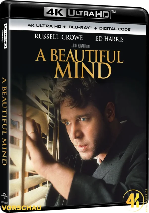 A Beautiful Mind: Genie und Wahnsinn – 4K Blu-ray (UHD + Blu-ray Disc)
